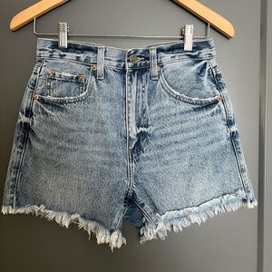 PISTOLA high rise cut off Jean shorts!